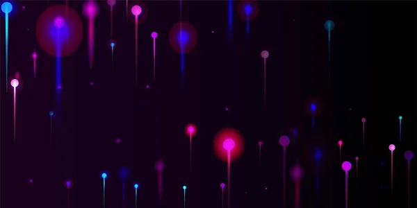 Синій Рожевий Фіолетовий Абстрактний Фон Штучний Інтелект Великі Дані Інтернет — стоковий вектор