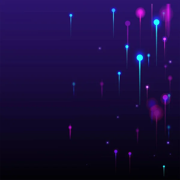 ピンクパープルブルーのモダンな背景 ネオンライトノード要素 ビッグデータ人工知能インターネット未来壁紙 ネットワーク技術バナー 光ファイバー 社会科学ライトピン — ストックベクタ