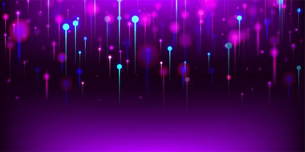 Фіолетовий Рожевий Синій Сучасні Шпалери Яскраві Елементи Світлових Вузлів Великі — стоковий вектор