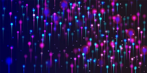 Синій Фіолетовий Рожевий Сучасні Шпалери Яскраві Світлові Промені Елементів Великі — стоковий вектор