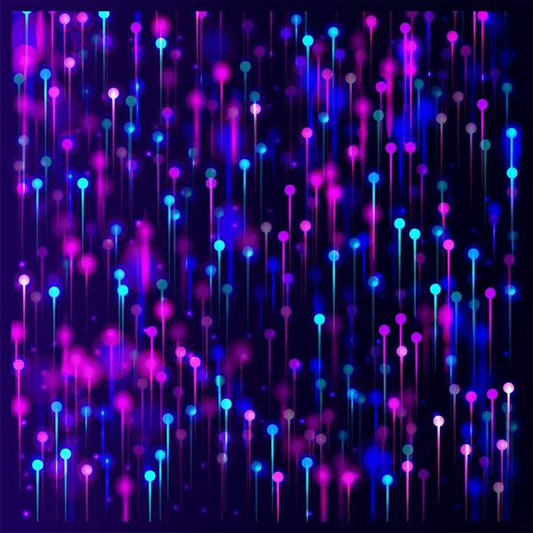 Fondo Pantalla Abstracto Rosa Azul Púrpura Big Data Artificial Intelligence — Archivo Imágenes Vectoriales