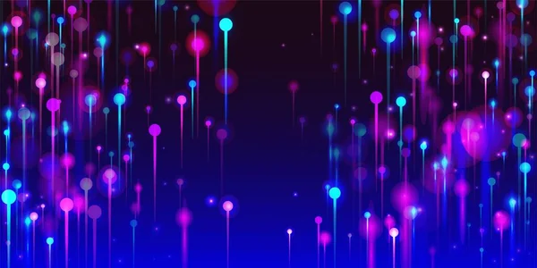 Μωβ Μπλε Ροζ Αφηρημένη Ταπετσαρία Μπανερ Δικτυακής Τεχνολογίας Νέον Φως — Διανυσματικό Αρχείο