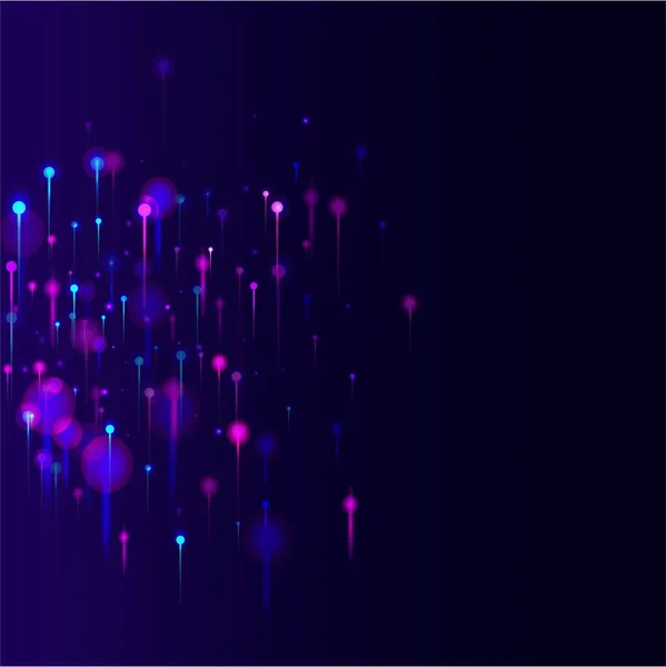 Purple Pink Blue Abstract Background Intelligence Artificielle Big Data Internet — Image vectorielle