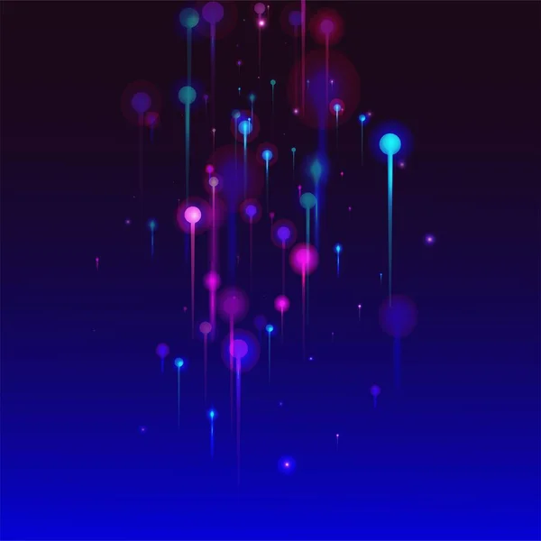 Purple Pink Blue Abstracte Achtergrond Neon Licht Stralen Elementen Kunstmatige — Stockvector