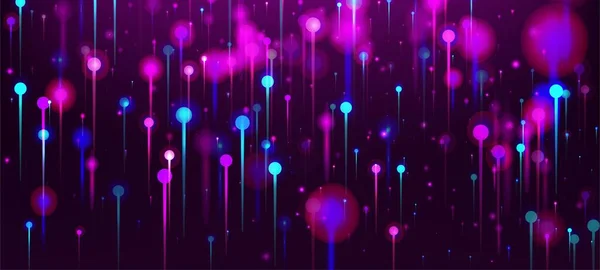 Azul Rosa Roxo Moderno Fundo Inteligência Artificial Big Data Internet —  Vetores de Stock