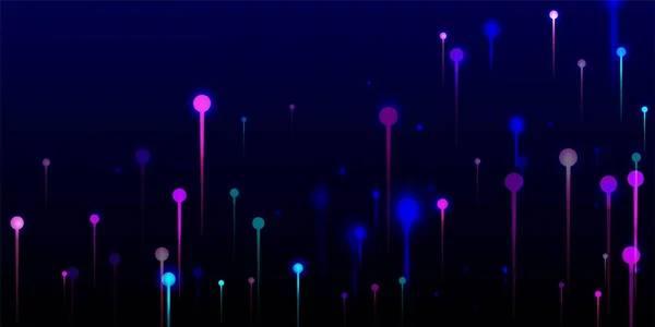 Purple Pink Blue Abstract Background Big Data Intelligence Artificielle Internet — Image vectorielle