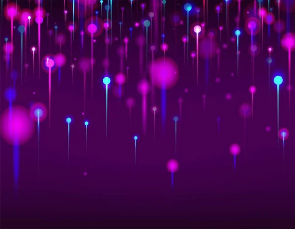 Розово Фиолетовый Голубой Абстрактный Фон Искусственный Интеллект Большие Данные Интернет — стоковый вектор