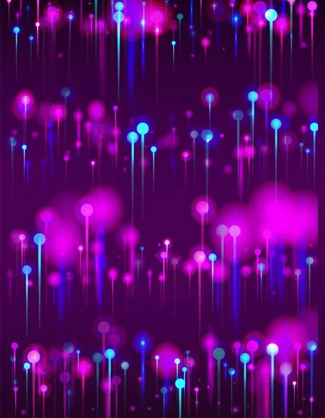 Rose Purple Blue Résumé Contexte Big Data Intelligence Artificielle Ethernet — Image vectorielle