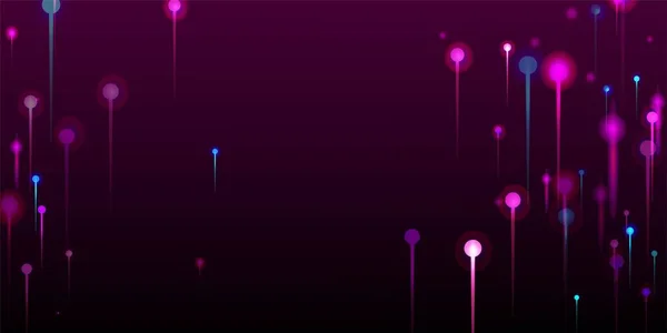 Фіолетово Сині Рожеві Абстрактні Шпалери Штучний Інтелект Великі Дані Інтернет — стоковий вектор