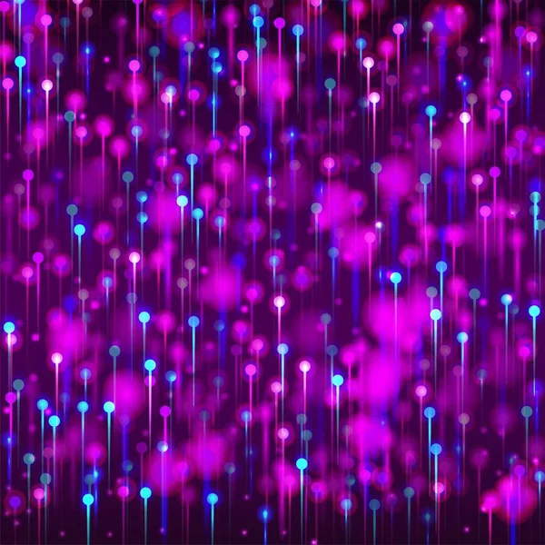 Bleu Violet Rose Fond Moderne Éléments Broches Lumineuses Vives Bannière — Image vectorielle