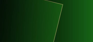 Altın Şekilli Yeşil İş Posteri. Zümrüt Altın Duvar kağıdı. 3D Soyut Çokgen Kareler Kartı. Zengin VIP Kraliyet Geo Sınırı. Velvet Falling Polygon Bayrağı. Yeni Yıl Parlak Arkaplanı.