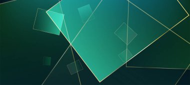 Altın Kareli Yeşil İş Kapağı. Zümrüt Altın Duvar kağıdı. En iyi Gümüş Geo Sınırı. Noel Parıltısı Arkaplanı. 3D Soyut Çokgen Kareler Posteri. Kraliyet Düşen Üçgen Çerçevesi.