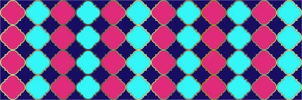Gradient Sparkle Pattern Сучасний Гео Рамадан Традиційний Східний Папір Слідів — стоковий вектор