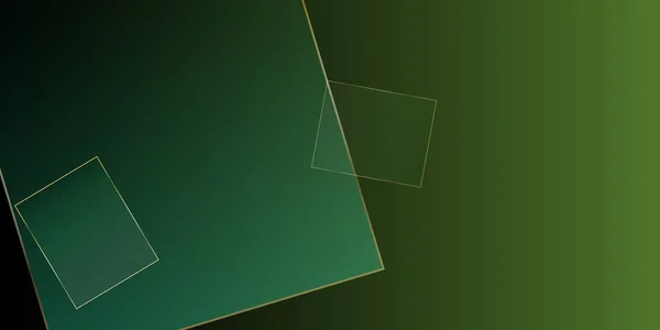 Зеленая Граница Золотыми Линиями Серебряная Треугольная Рамка Изумрудные Роскошные Обои — стоковый вектор
