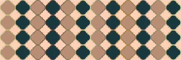 Sparkle Sparkling Pattern Geometric Trellis Tile Vintage Geo Trellis Quatrefoil — Stock Vector