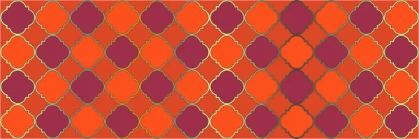 グラデーションスパークリングパターン クールな東のパターン シルバーアラベスクテクスチャ カトレフォイル オリエンタル エスニック テッセレーション 幾何学的トレリスタイル 伝統的なシームレスなアラビア紙 現代の地理曲線 — ストックベクタ