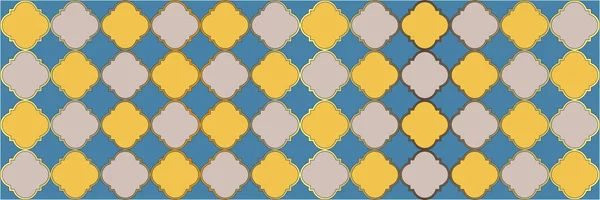 Brilhante Sparkle Pattern Telha Geométrica Trellis Textura Marroquina Fixe Quatrefoil — Vetor de Stock