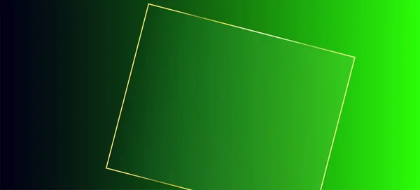 Grön Business Affisch Med Guldformer Silver Fallande Polygon Banner Abstrakt — Stock vektor