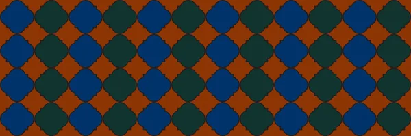 Motif Scintillant Brillant Cool Eastern Texture Carrelage Géométrique Treillis Quatrefoil — Image vectorielle