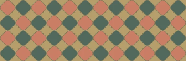 Glanzend Sprankelpatroon Koninklijk Ottomaans Patroon Trendy Geo Gebogen Quatrefoil Marokkaanse — Stockvector