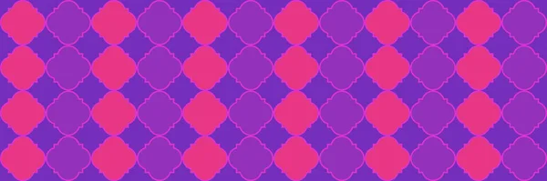 Patrón Gradiente Brillante Cool Oriental Mosaic Noble Patrón Árabe Quatrefoil — Vector de stock