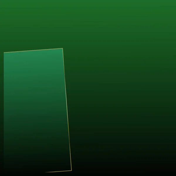 Зеленый Бизнес Золотыми Шапками Бархатное Падающее Треугольное Знамя Изумрудные Роскошные — стоковый вектор