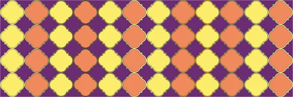 Λαμπερό Γυαλιστερό Μοτίβο Γεωμετρική Πλακάκια Trellis Μοντέρνο Geo Curved Τετράφυλλο — Διανυσματικό Αρχείο