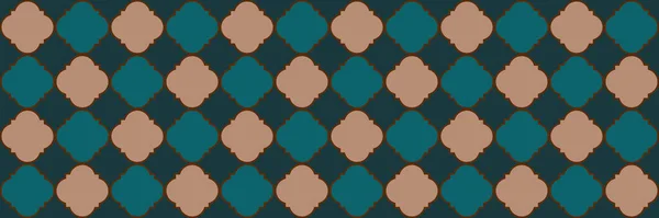 Modèle Gradient Étincelle Simple Geo Clover Mosaïque Ottomane Vip Quatrefoil — Image vectorielle