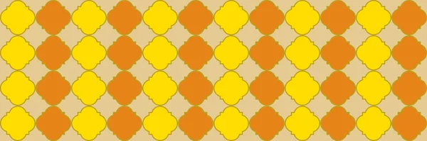 Glänsande Gnistmönster Traditionellt Sömlöst Arabiskt Papper Geometriska Trellis Kakel Quatrefoil — Stock vektor