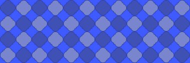Shiny Sparkle Pattern. Geometric Trellis Tile. VIP Arabesque Pattern. Quatrefoil Arabian Ethnic Tesselation. Elegant Seamless Eastern Cover. Simple Geo Curved. Cool Arabic Texture. clipart