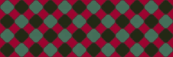 Sprankelend Gradiënt Patroon Koninklijke Ottomaanse Mozaïek Leuke Arabische Textuur Quatrefoil — Stockvector