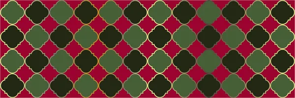 輝く輝きのパターン アラベスク模様 ヴィンテージ ラマダーン アラビア語の民族テスト モロッコ風モザイク 幾何学的トレリスタイル 伝統的なシームレスなアラビア語ポスター — ストックベクタ