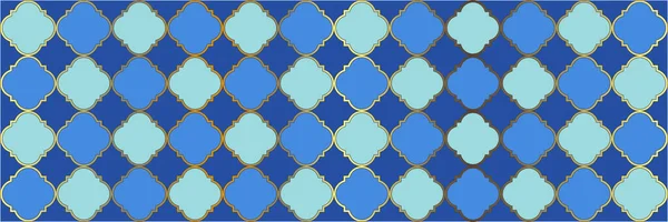 Glänzendes Verlaufsmuster Geometrische Spalierfliese Cooles Orientalisches Muster Vierflügel Marokkanische Ethnische — Stockvektor