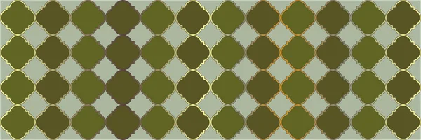 Patrón Gradiente Chispeante Patrón Árabe Plateado Azulejo Geométrico Trellis Quatrefoil — Vector de stock