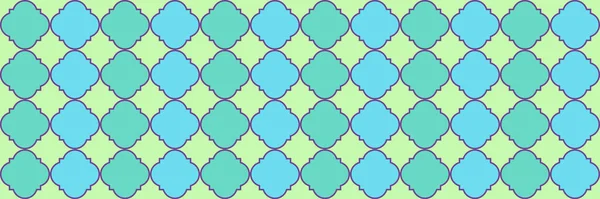 Jiskřivý Třpytivý Vzor Bohatý Arabský Vzor Cool Arabská Mozaika Quatrefoil — Stockový vektor