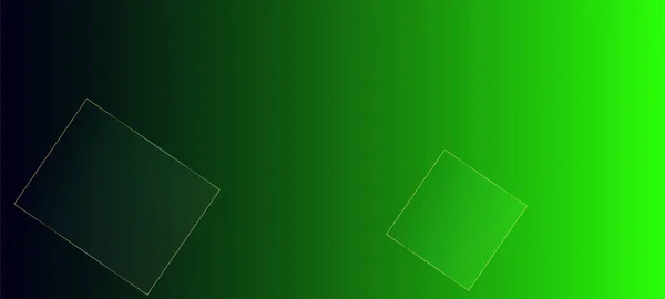 Grüne Geschäftsgrenze Mit Goldenen Quadraten Royal Falling Dreieckskarte Abstrakte Polygonale — Stockvektor