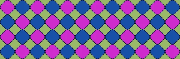 Patrón Chispa Brillante Geo Hijri Moderno Azulejo Geométrico Trellis Quatrefoil — Archivo Imágenes Vectoriales
