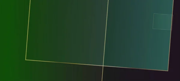 Zelená Obchodní Pozvánka Zlatými Čtverečky Premium Silver Geo Plakát Smaragdová — Stockový vektor