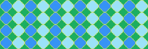 반짝이는 패턴이죠 라마단 측지선은 Trellis Tile 멋있는 아라비아 양식이다 아라베스크 — 스톡 벡터