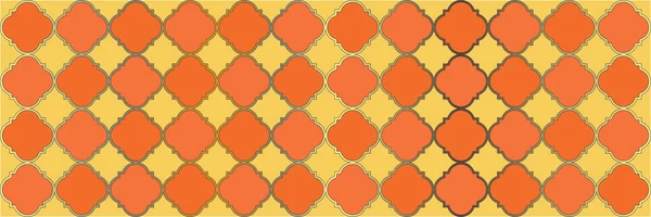 Patrón Brillo Degradado Noble Patrón Otomano Cool Textura Oriental Quatrefoil — Archivo Imágenes Vectoriales