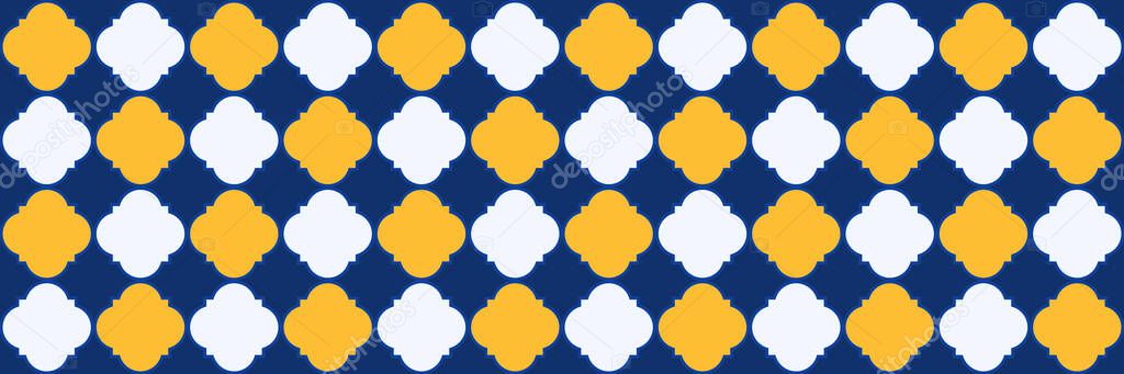 Sparkling Gradient Pattern. Cool Eastern Pattern. Rich Ottoman Texture. Quatrefoil Arabian Ethnic Tesselation. Geometric Trellis Tile. Simple Geo Ramadan. Traditional Seamless Moroccan Frame.