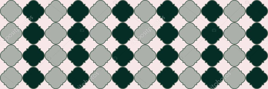 Sparkle Shiny Pattern. Traditional Seamless Arabic Frame. Cool Moroccan Mosaic. Quatrefoil Oriental Ethnic Tesselation. Geometric Trellis Tile. Noble Ottoman Pattern. Vintage Geo Ramadan.