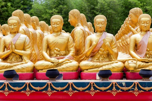 Makha Bucha Budist Anıt Parkı Nda 1250 Havari Heykeli Bulunan — Stok fotoğraf
