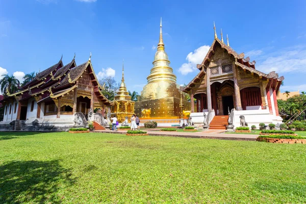 Wat Phra Singh Tayland Chiang Mai Şehrinde Eski Güzel Bir — Stok fotoğraf