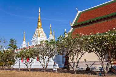 Wat Jed Yod, Tayland 'ın kuzeyindeki Chiang Rai eyaletindeki güzel eski tapınak.