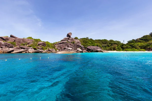Hermosa Naturaleza Las Islas Mar Andamán Las Islas Similan Parque — Foto de Stock