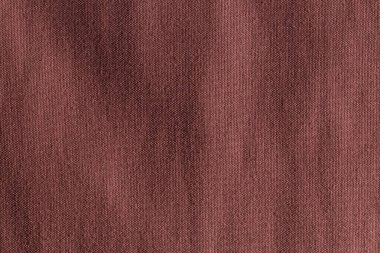 Kahverengi kumaş kumaş polyester doku arka planı.
