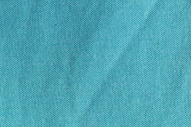 Mavi, yeşil kumaş kumaş kumaş polyester doku, tekstil arkaplan.