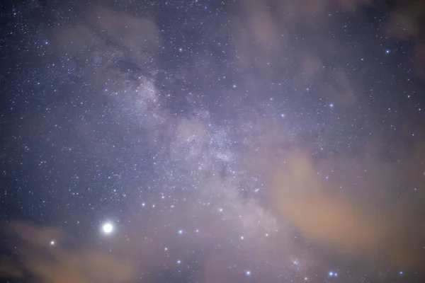 Láctea Galáxia Com Estrelas Poeira Espacial Universo — Fotografia de Stock