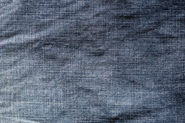 Dark Blue Jeans Texture Textile Background — Stock Photo, Image